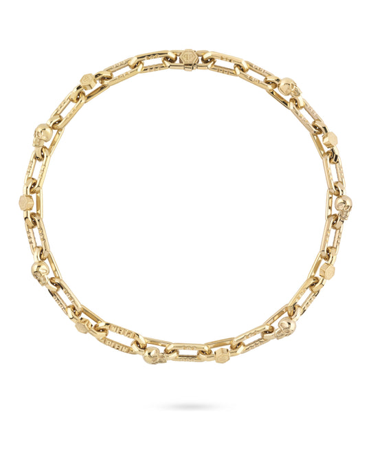 Plein Edge Cable Chain Necklace