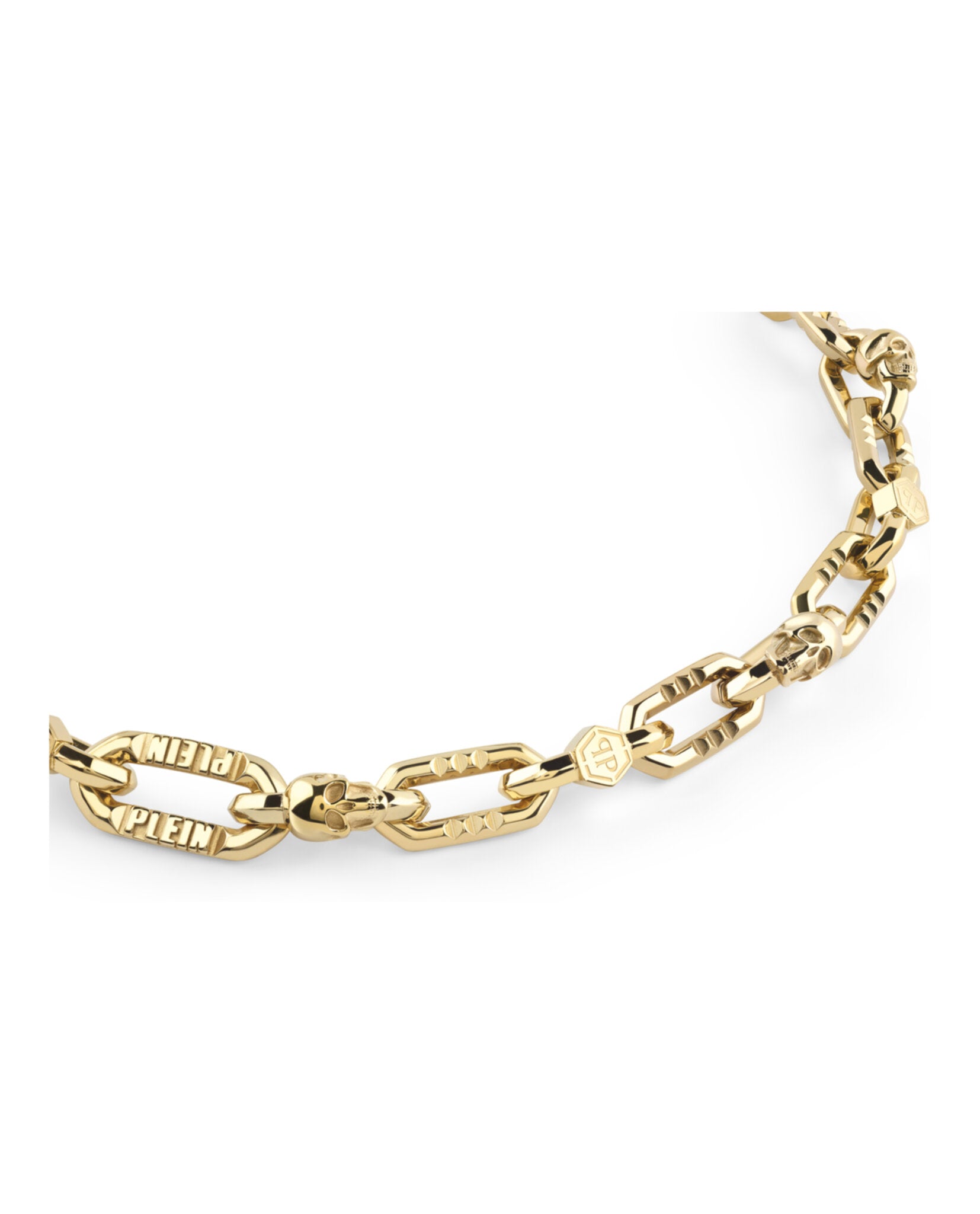 Plein Edge Cable Chain Necklace