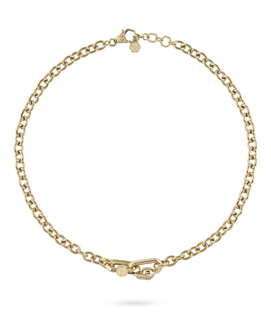 Plein Edge Cable Chain Necklace