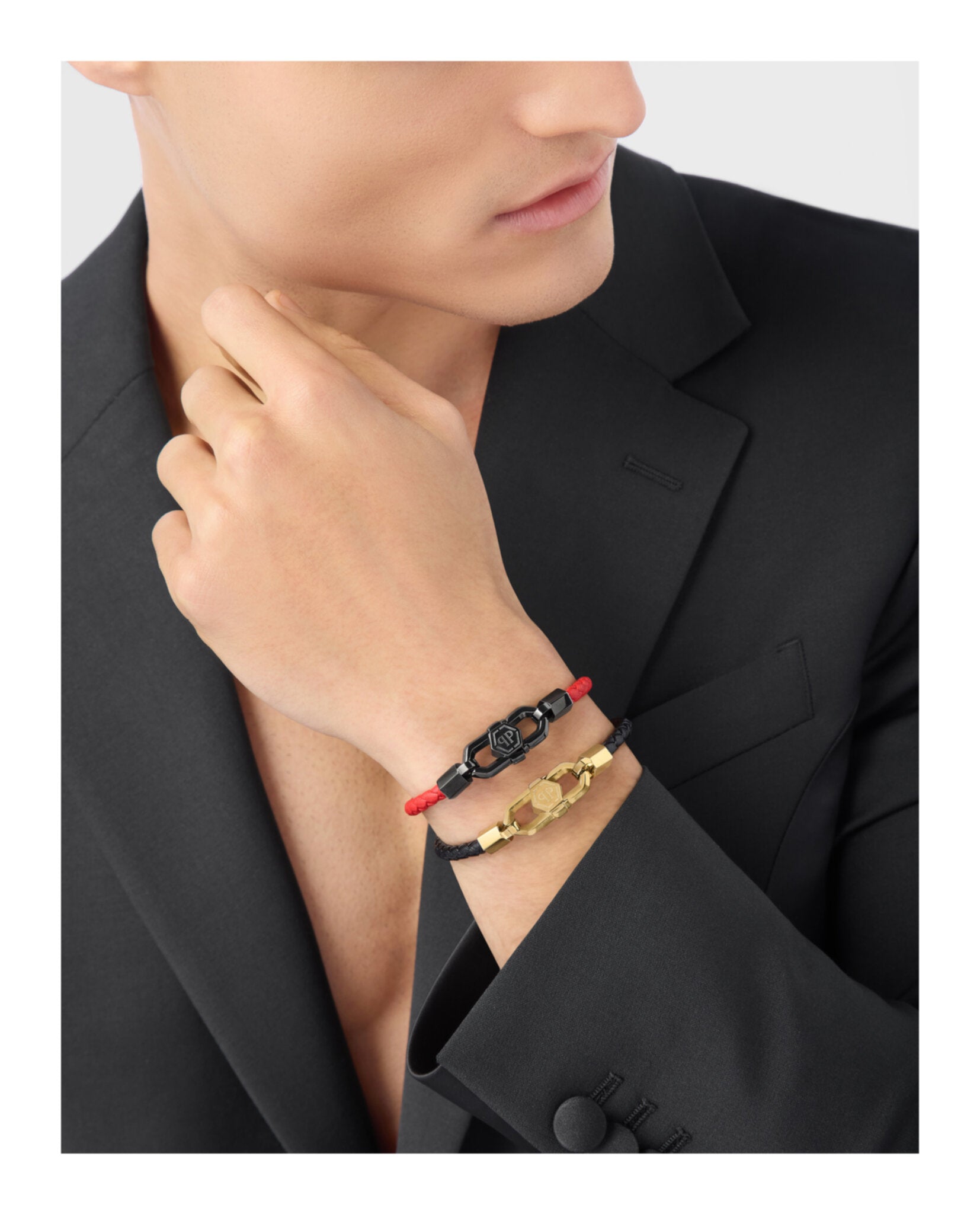 Plein Edge Calf Leather Bracelet
