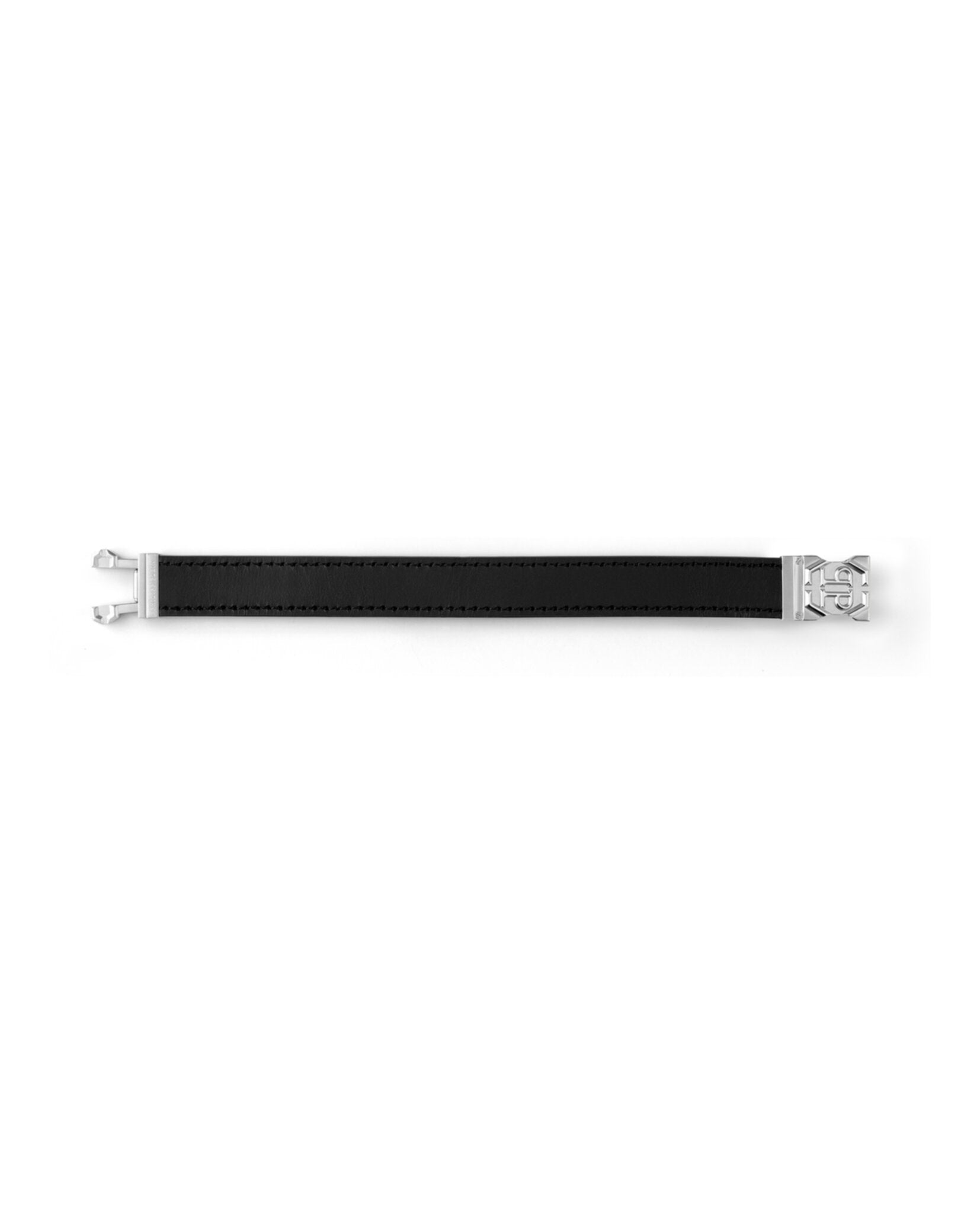 Hexagon Tactical Buckle Leather Bracelet