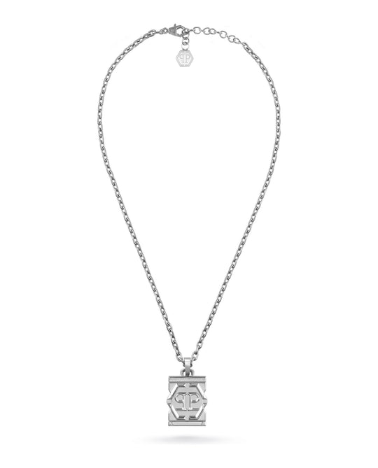 Hexagon Tactical Buckle Cable Chain Necklace