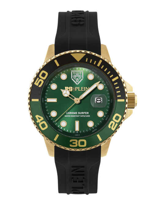 Chrome Surfer Silicone Watch
