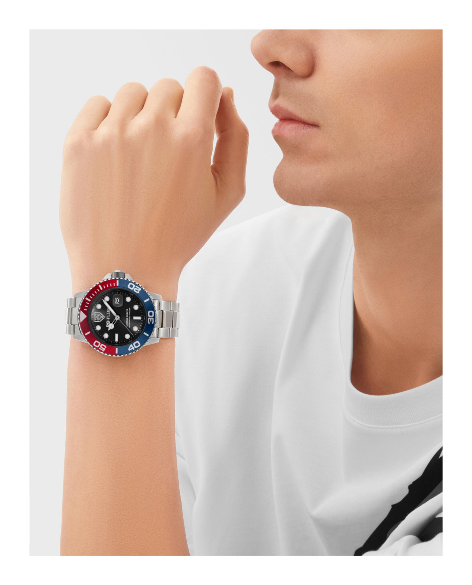 Chrome Surfer Bracelet Watch