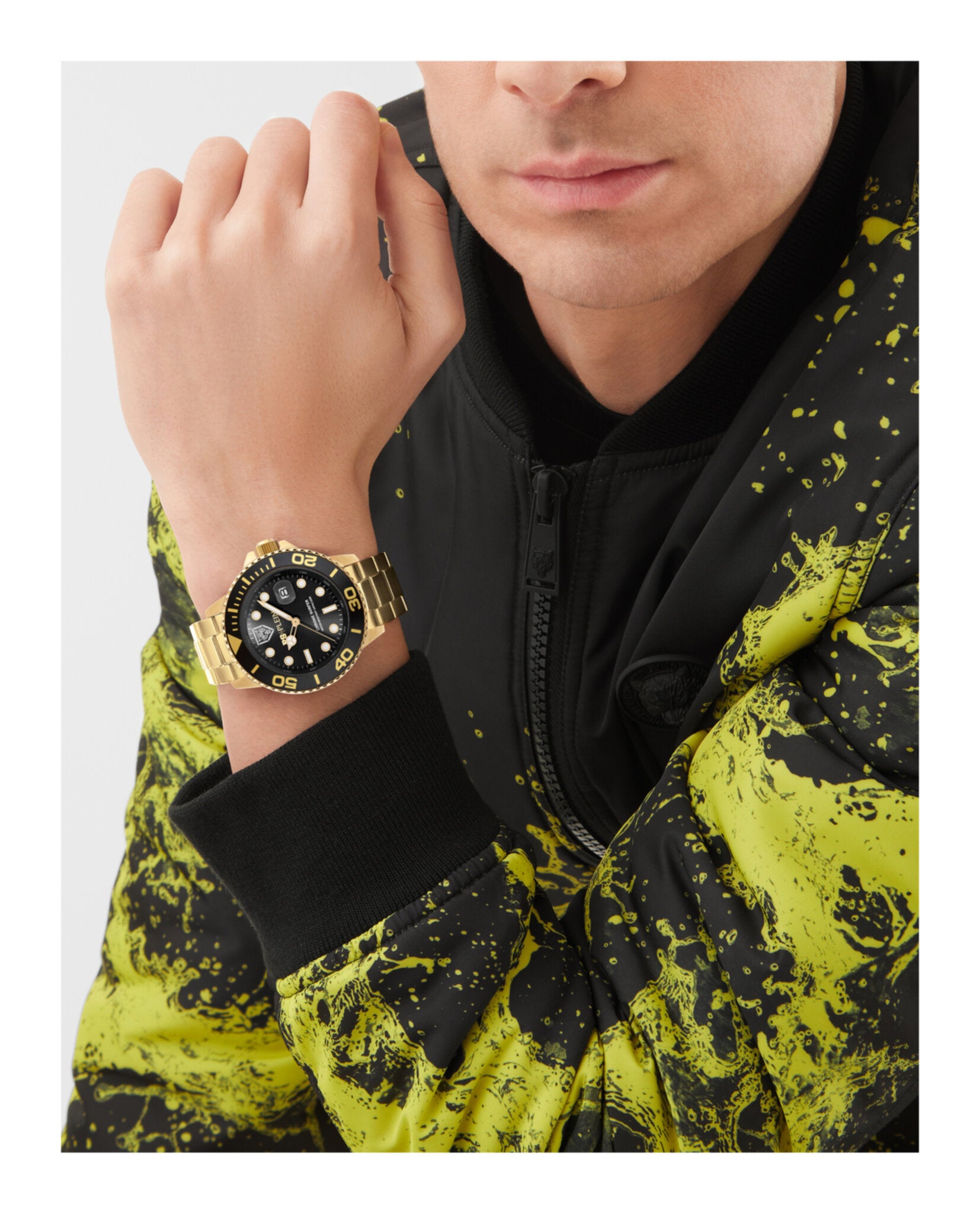 Chrome Surfer Bracelet Watch