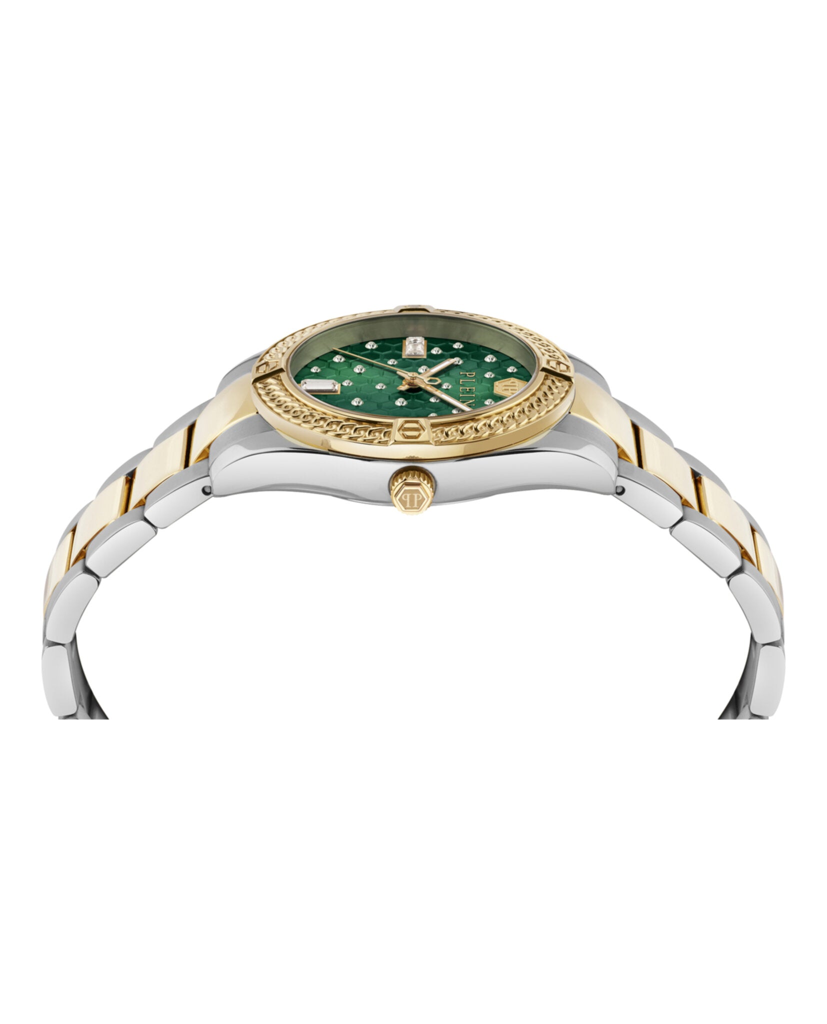 Plein Icon Chain Crystal Watch