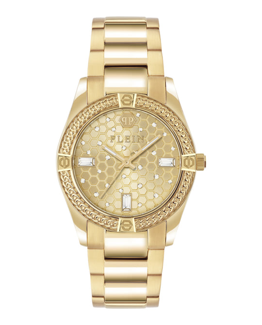 Plein Icon Chain Crystal Watch