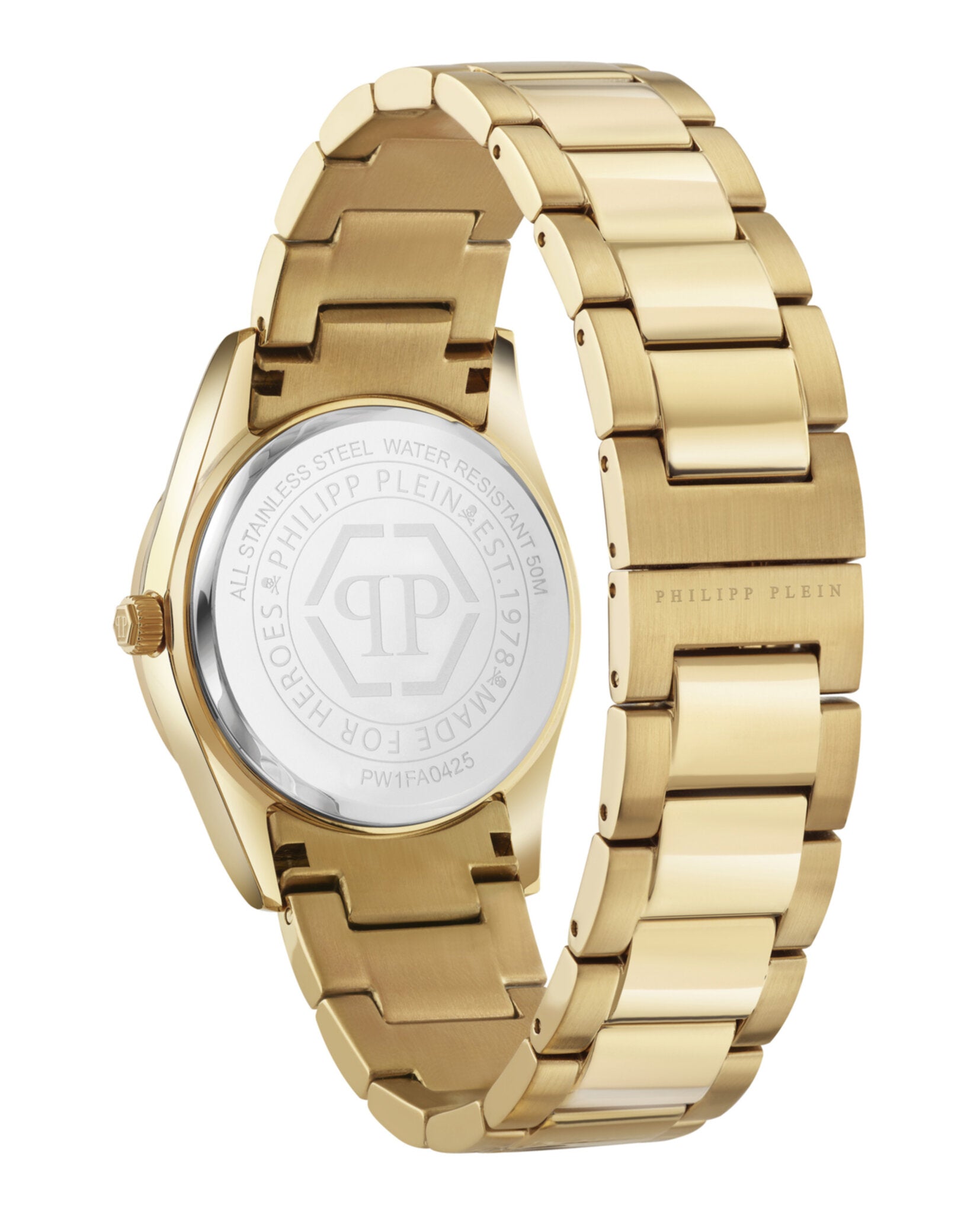 Plein Icon Chain Crystal Watch