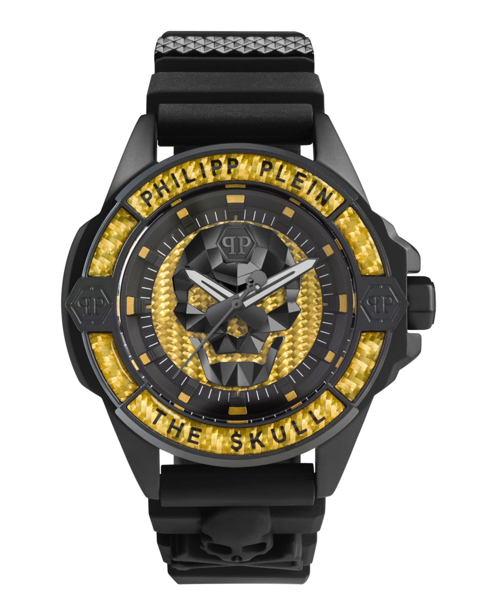 The $kull Carbon Fiber Silicone Watch