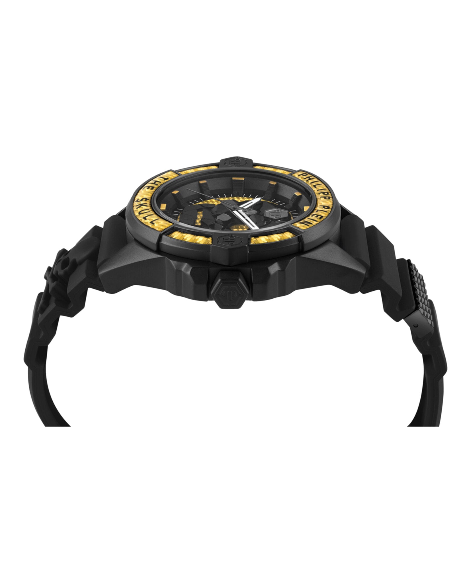 The $kull Carbon Fiber Silicone Watch