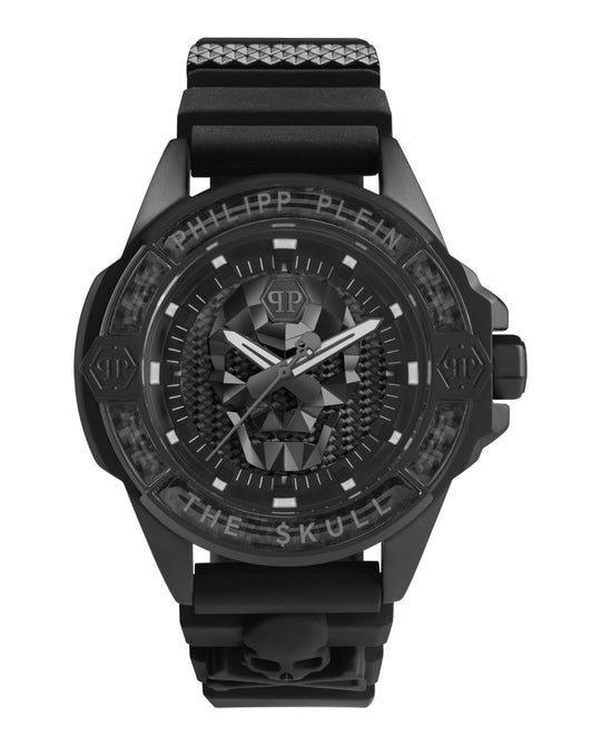 The $kull Carbon Fiber Silicone Watch