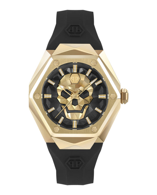 The $kull Spikes Silicone Watch