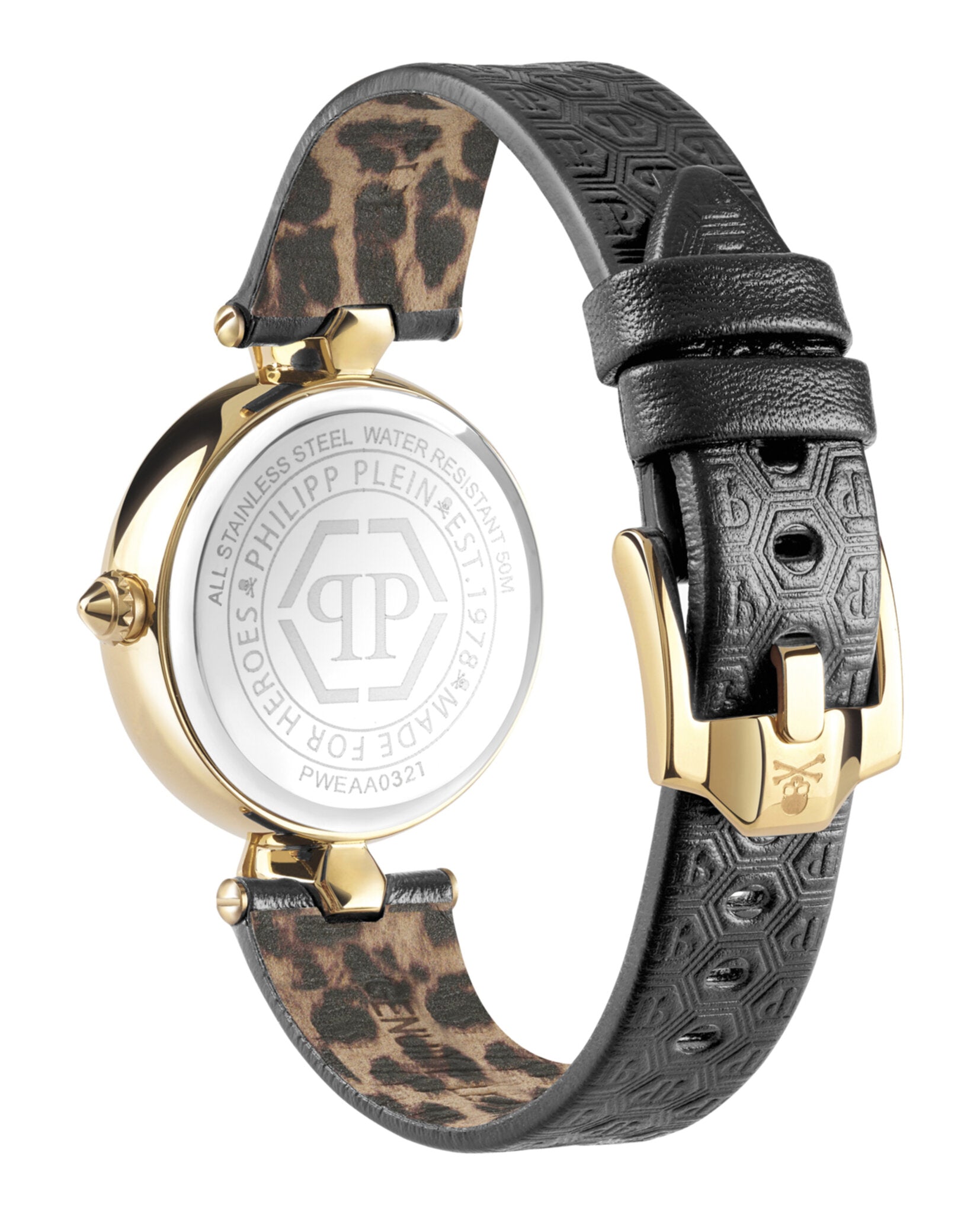 Plein Couture Leather Watch