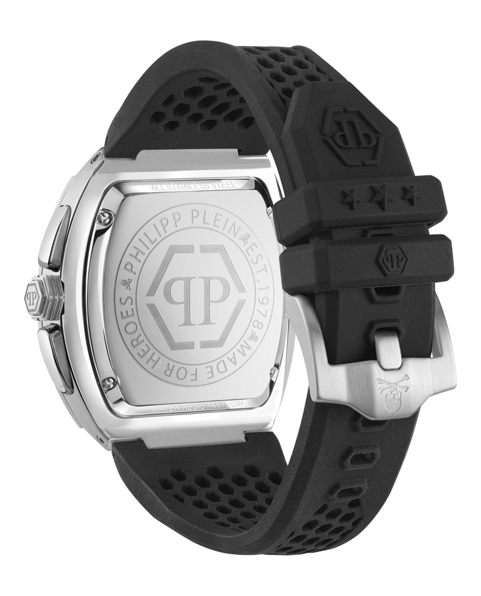 Hexagon Phantom Chrono Silicone Watch