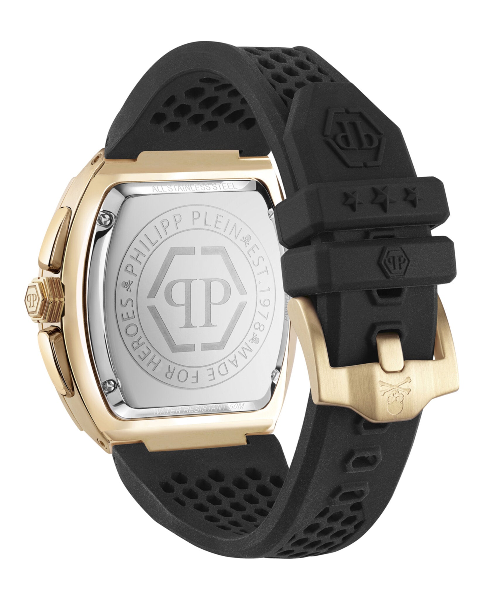 Hexagon Phantom Chrono Silicone Watch