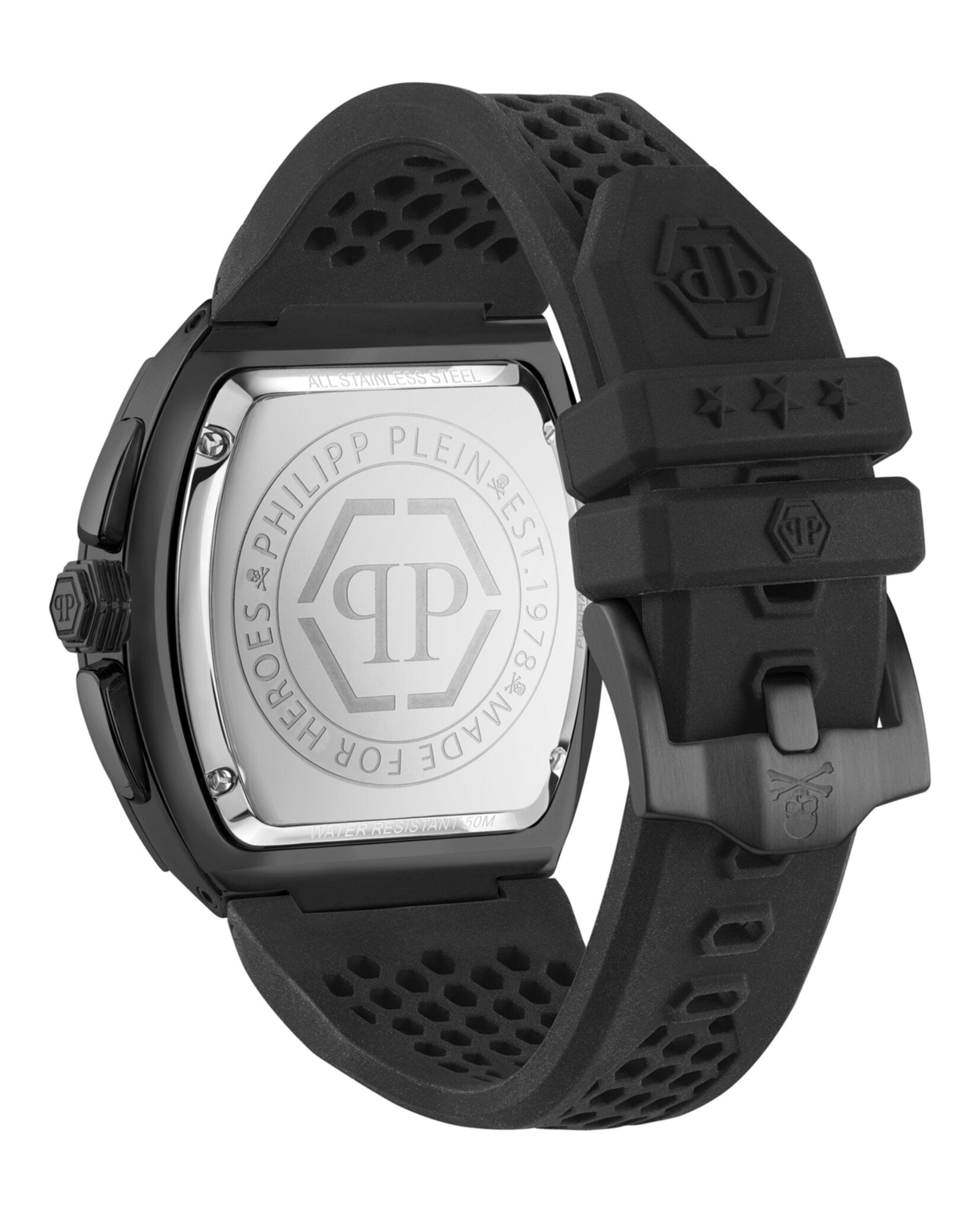 Hexagon Phantom Chrono Silicone Watch