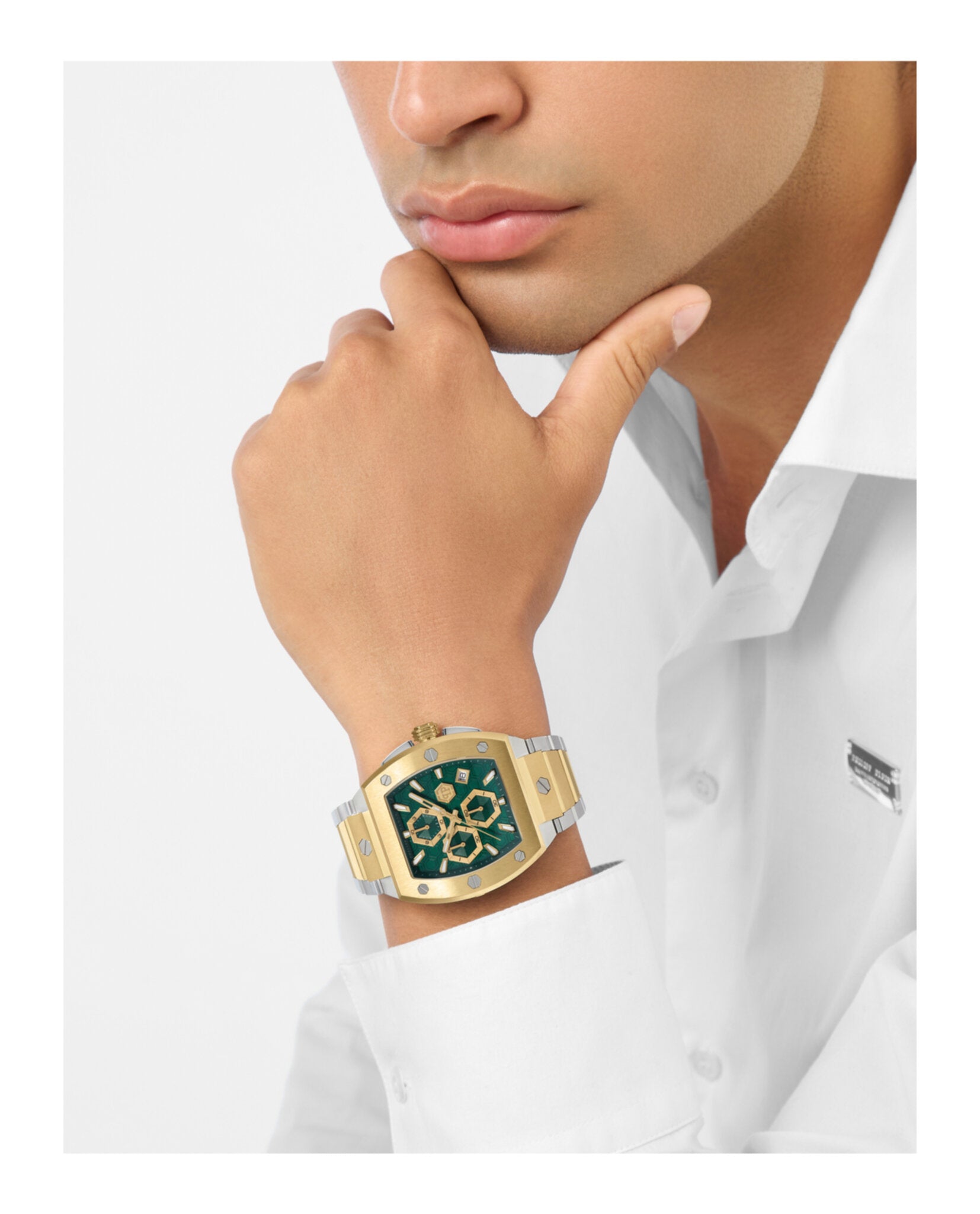Hexagon Phantom Chrono Bracelet Watch