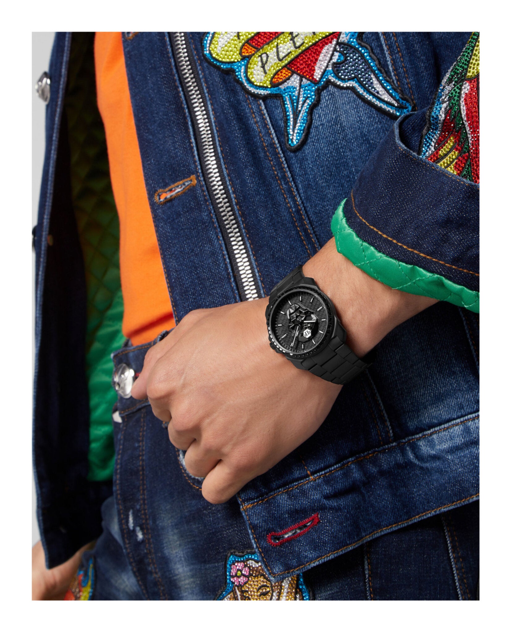 The $kull King Crystal Watch