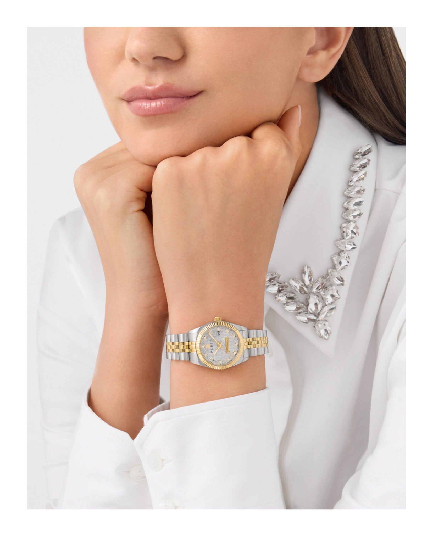 Date Superlative Crystal Watch