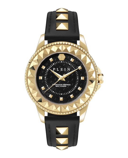 Plein Lady Rock Leather Watch