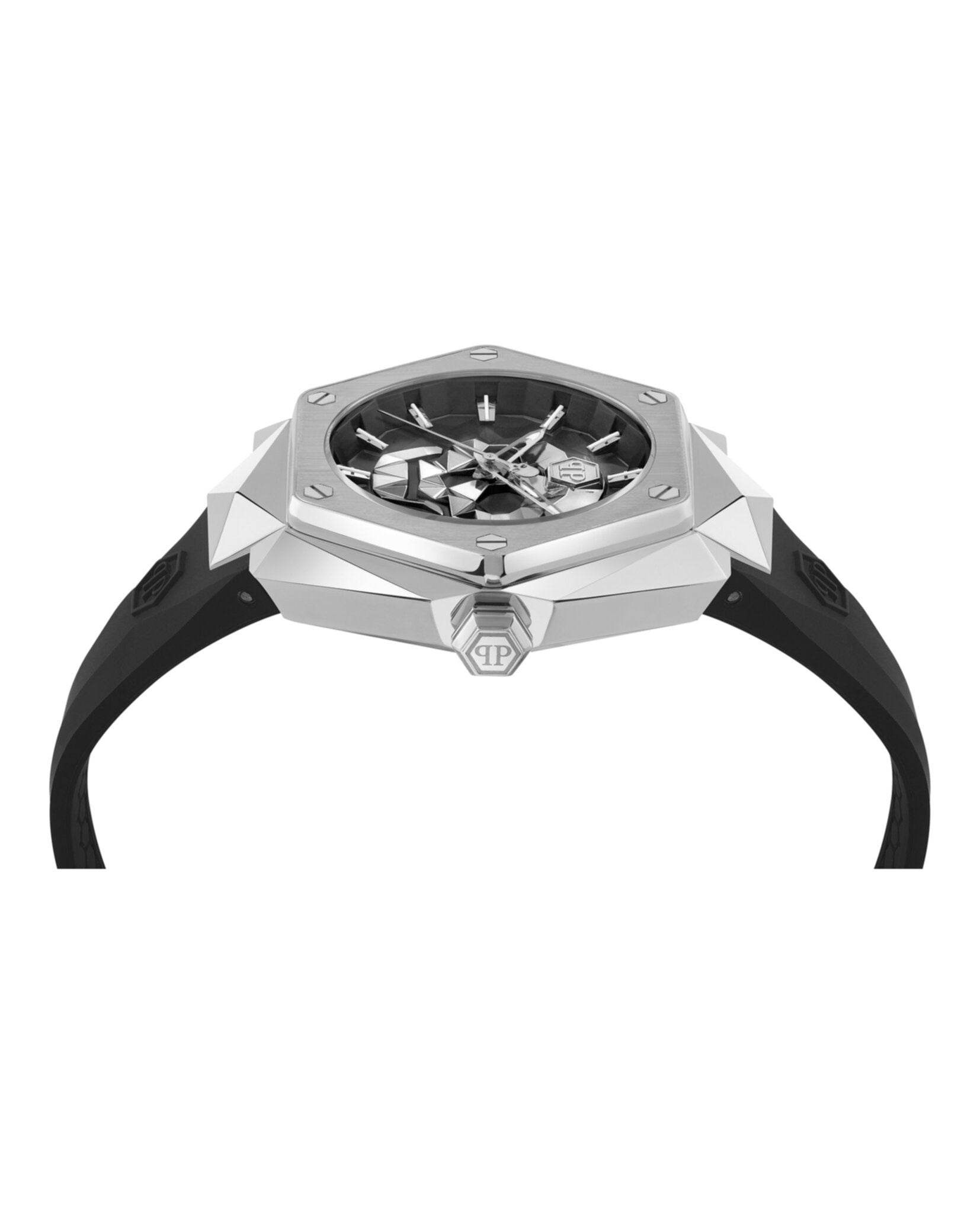 The $kull Spikes Silicone Watch