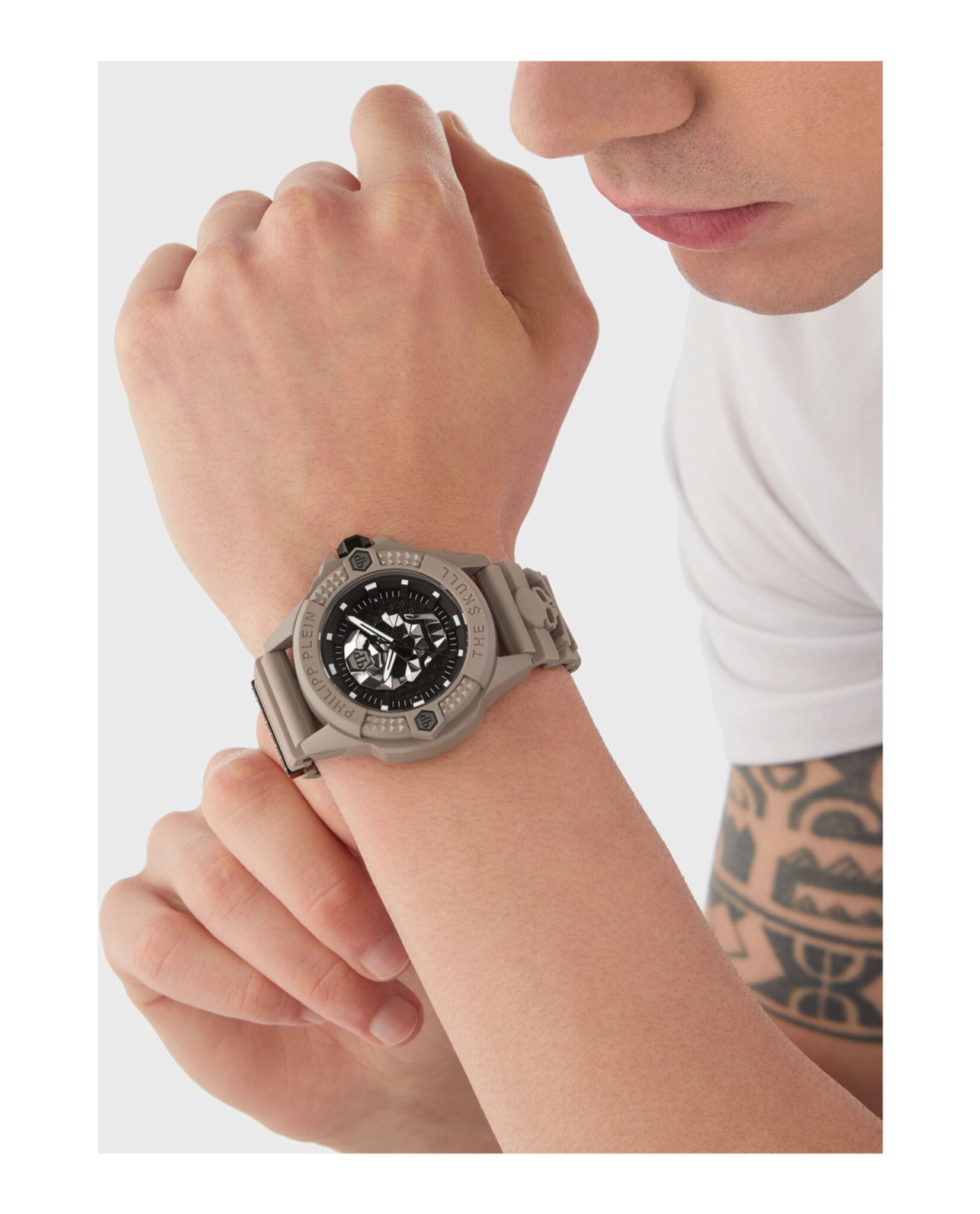 The $kull Ecoceramic Silicone Watch
