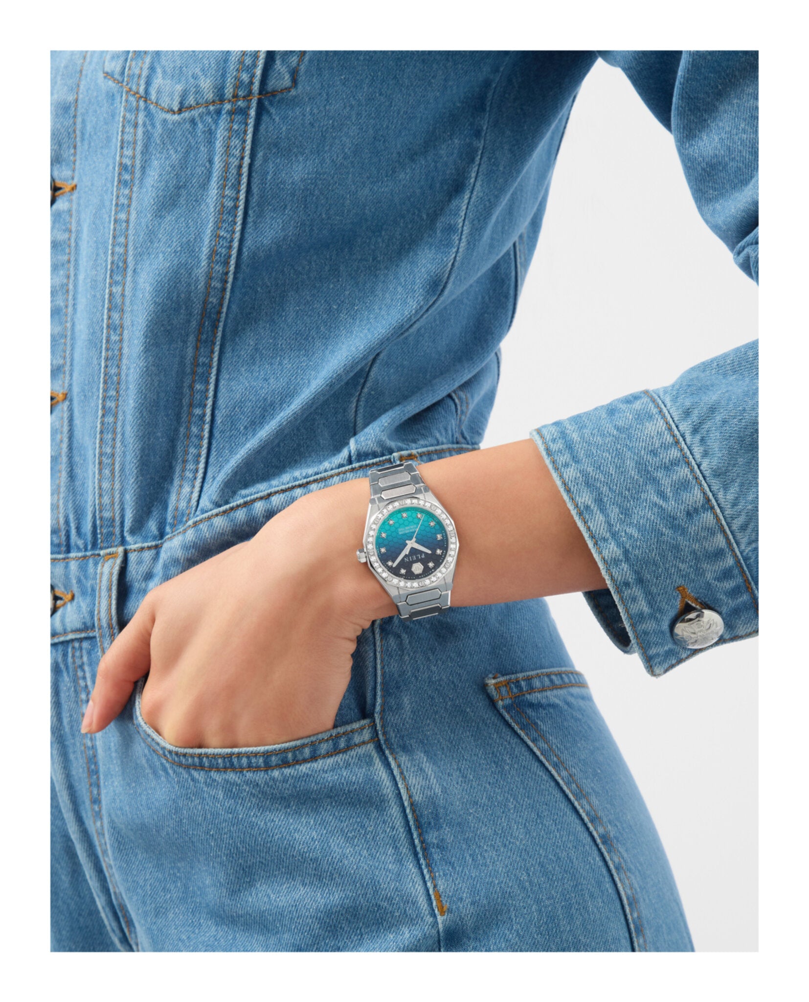 Plein Deluxe Lady Crystal Watch