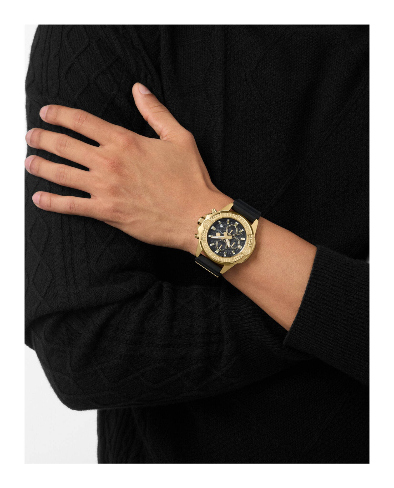 The $kull Chrono Silicone Watch