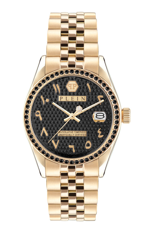Date Superlative Arabic Crystal Watch