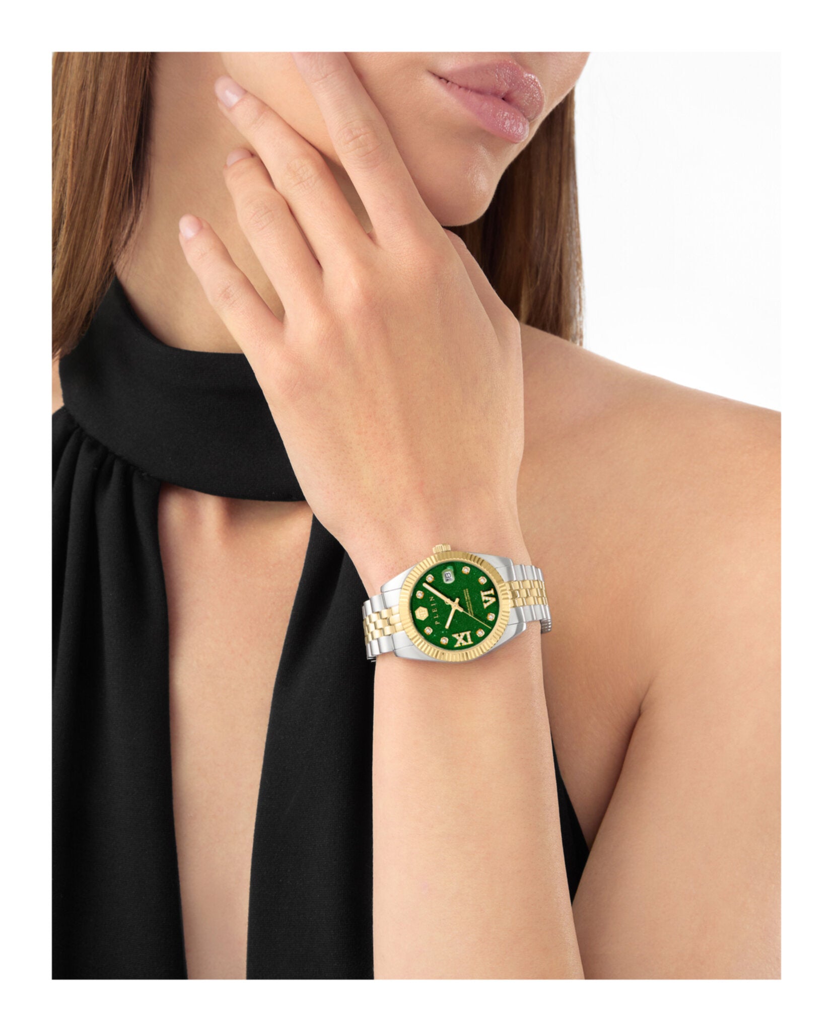 Date Superlative Crystal Watch