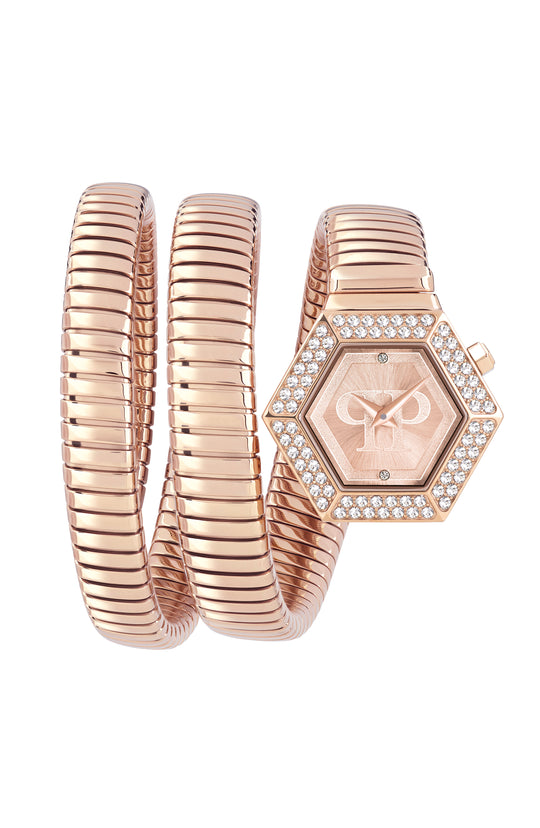 Snake Hexagon Bracelet Watch