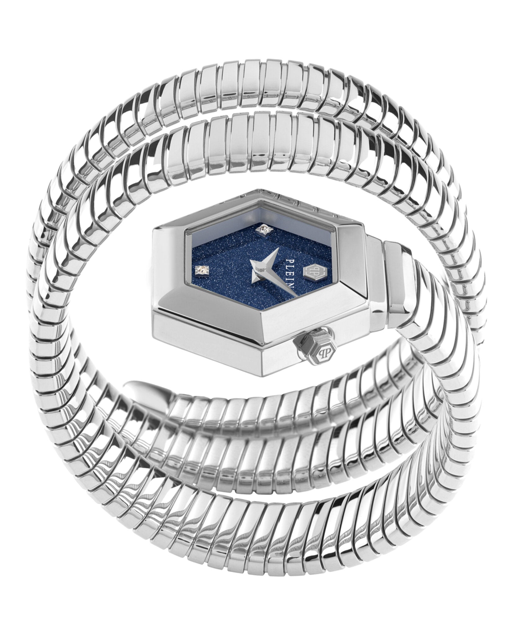 $nake Hexagon Crystal Watch