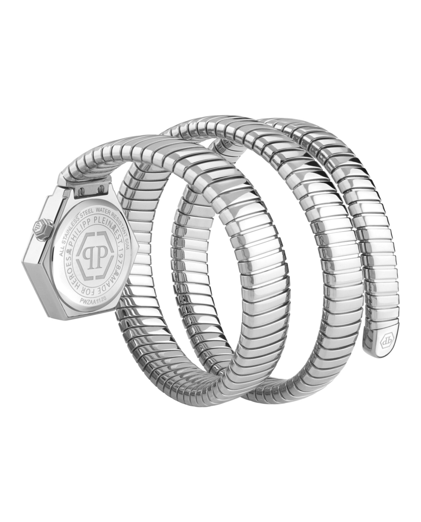 $nake Hexagon Crystal Watch