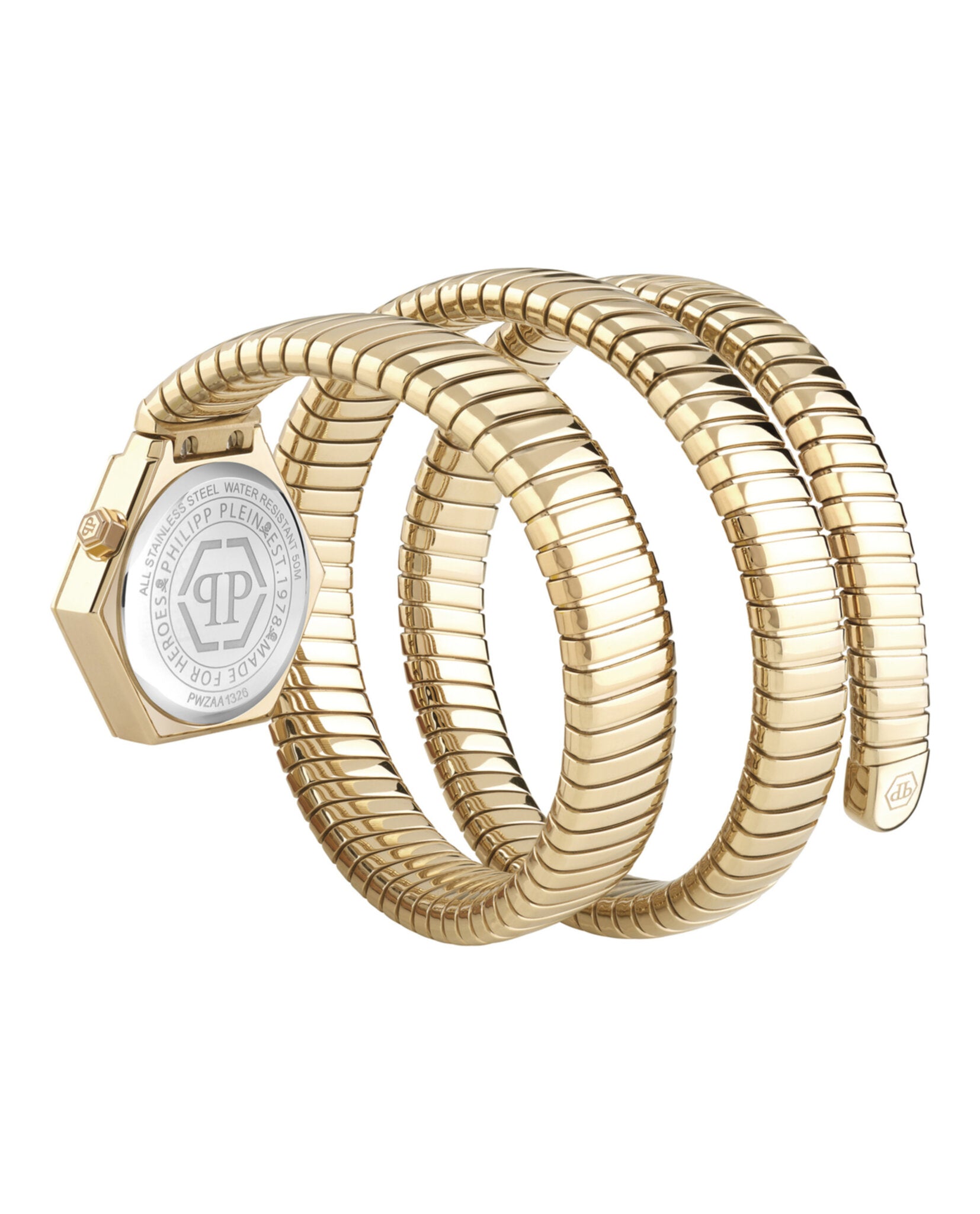 $nake Hexagon Crystal Watch