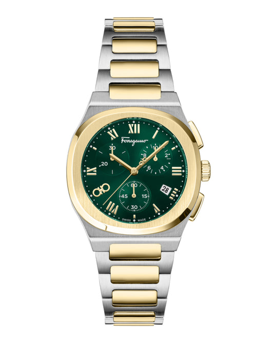 Ferragamo Elliptical Chronograph Watch