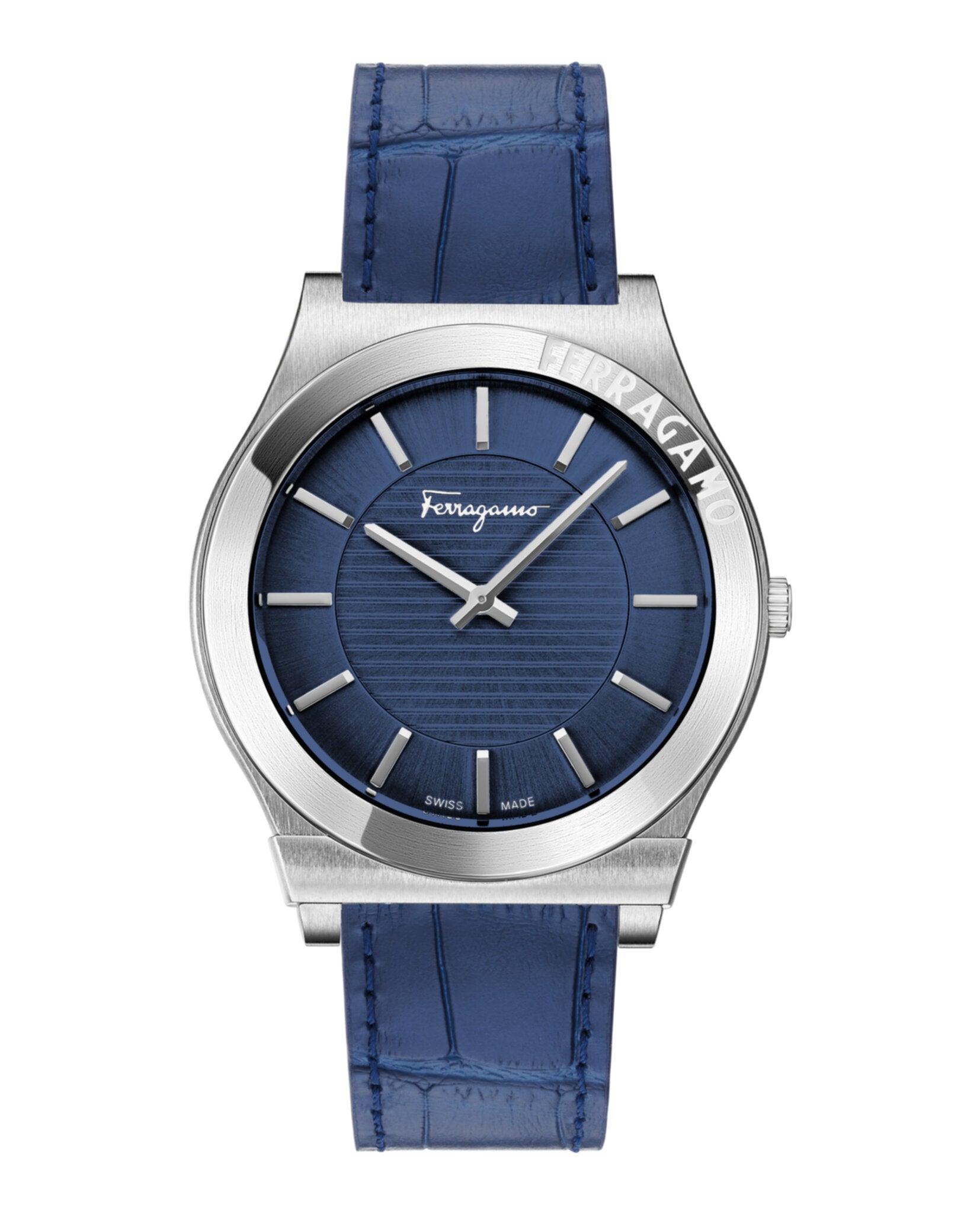 Gancini Leather Watch