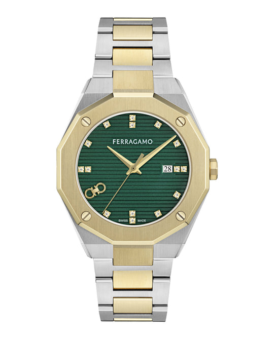 Ferragamo Edge Diamond Watch