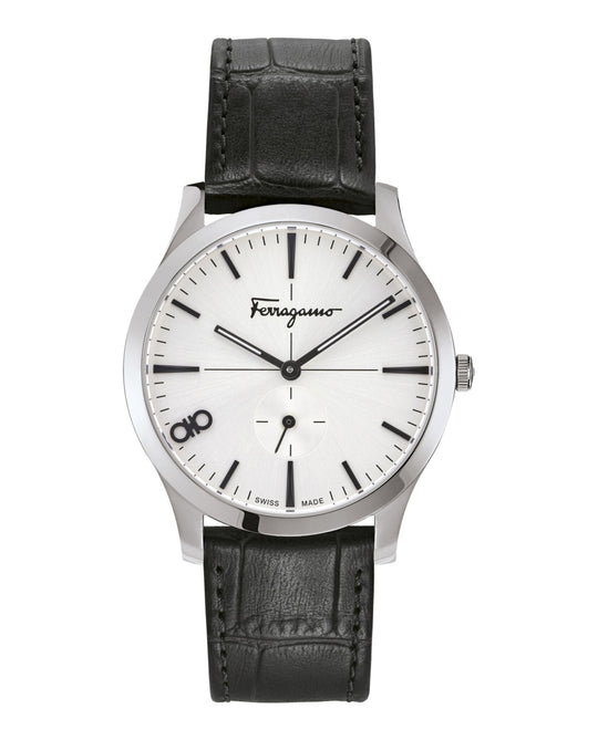 Ferragamo Slim Leather Watch
