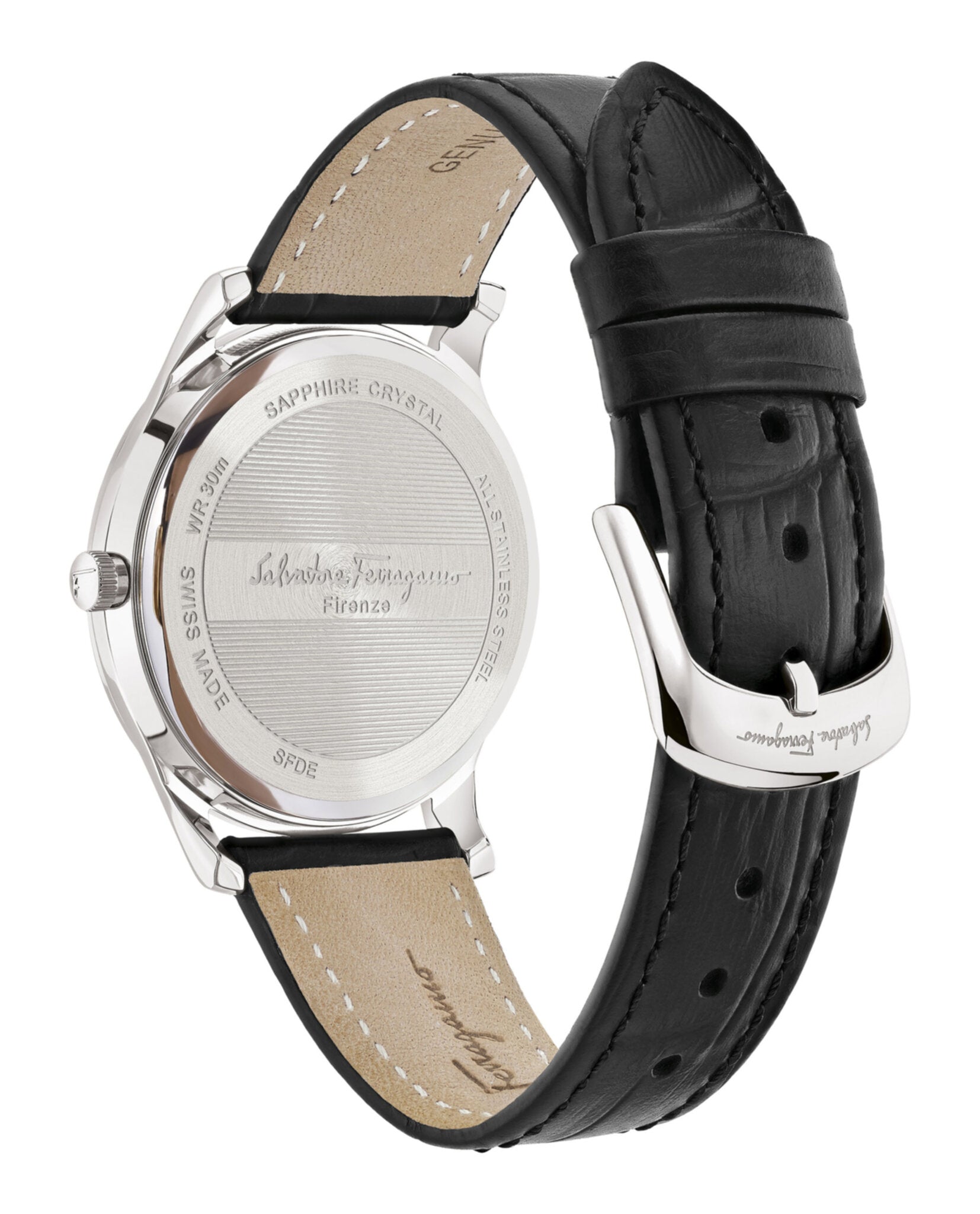 Ferragamo Slim Leather Watch