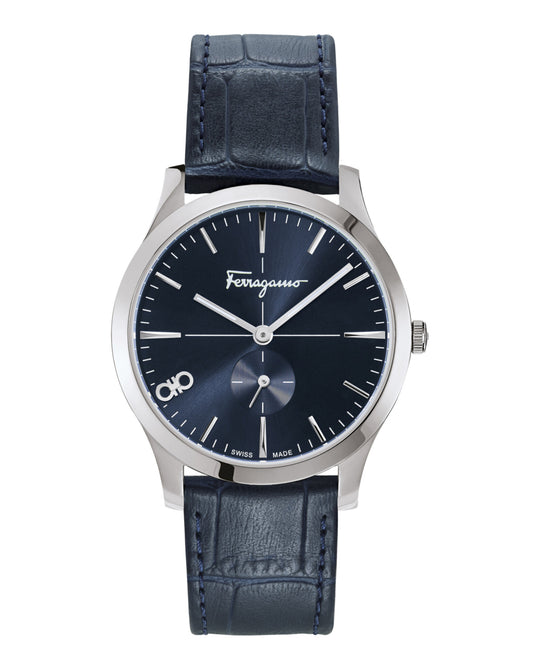 Ferragamo Slim Leather Watch