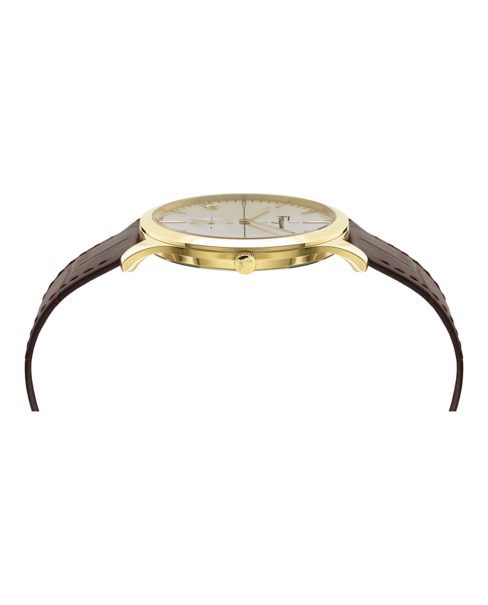 Ferragamo Slim Leather Watch