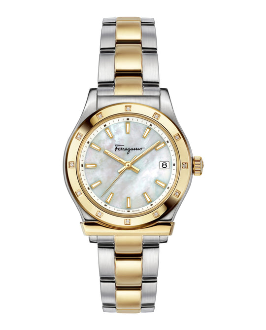 Ferragamo 1898 Two-Tone Watch