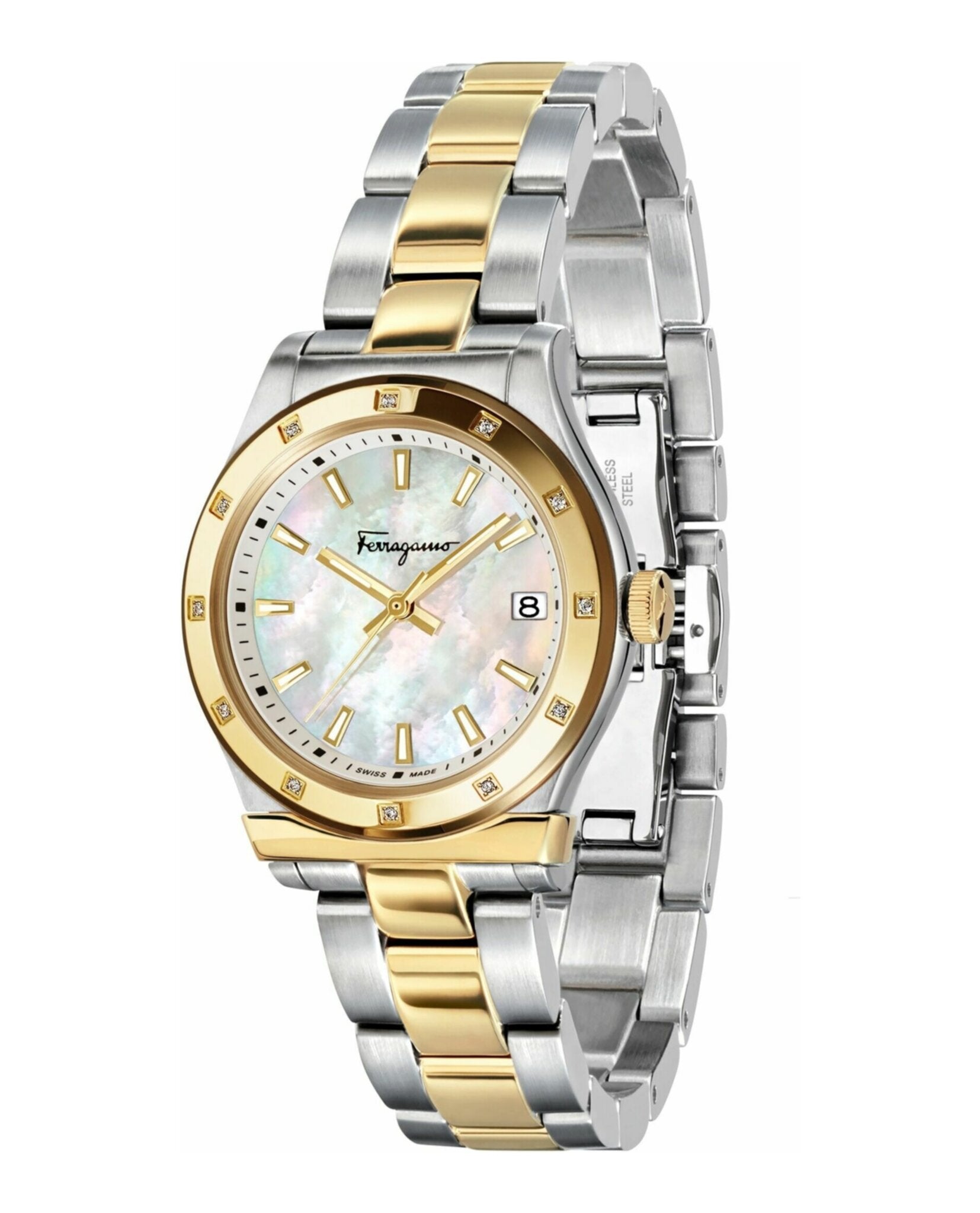Ferragamo 1898 Two-Tone Watch