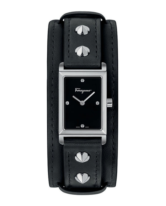 Fiore Studs Leather Watch