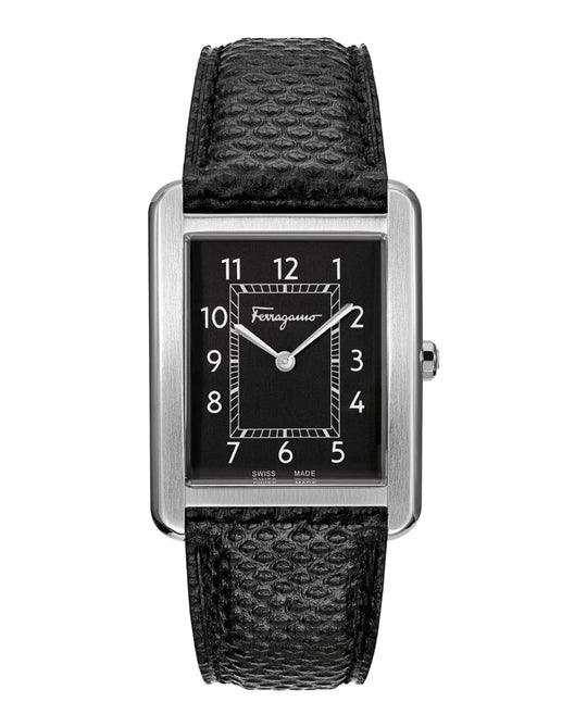 Ferragamo Portrait Leather Watch