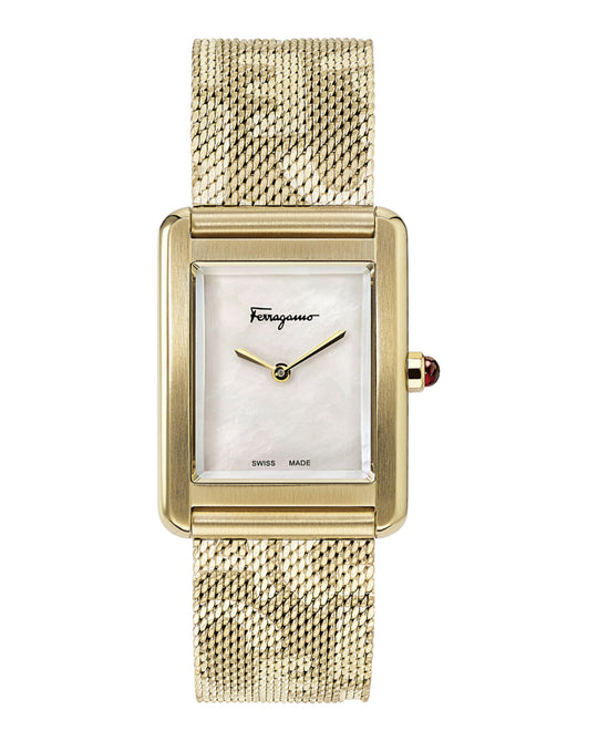 Ferragamo Portrait Mesh Watch