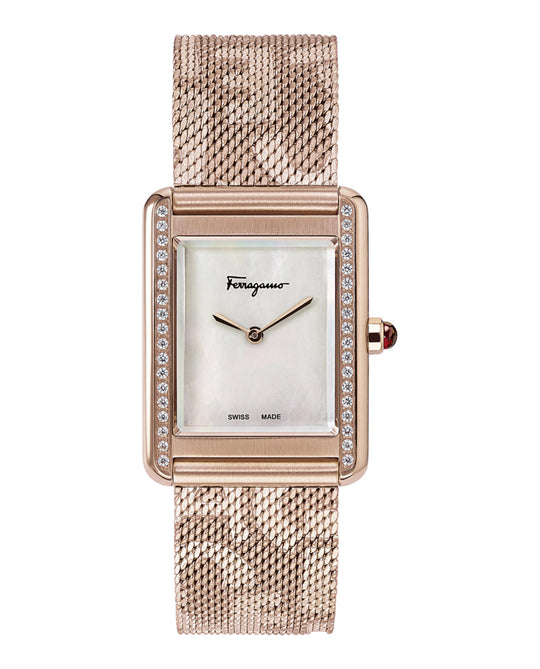 Ferragamo Portrait Mesh Watch