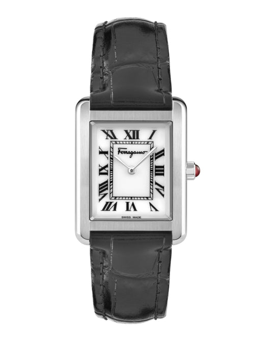 Ferragamo Portrait Leather Watch