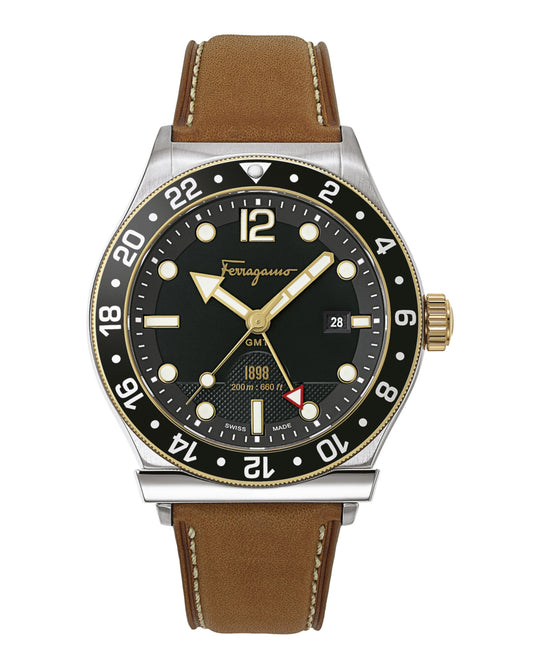 Ferragamo 1898 Sport Leather Watch