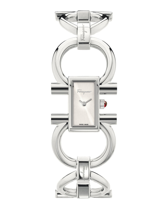 Double Gancini Bracelet Watch